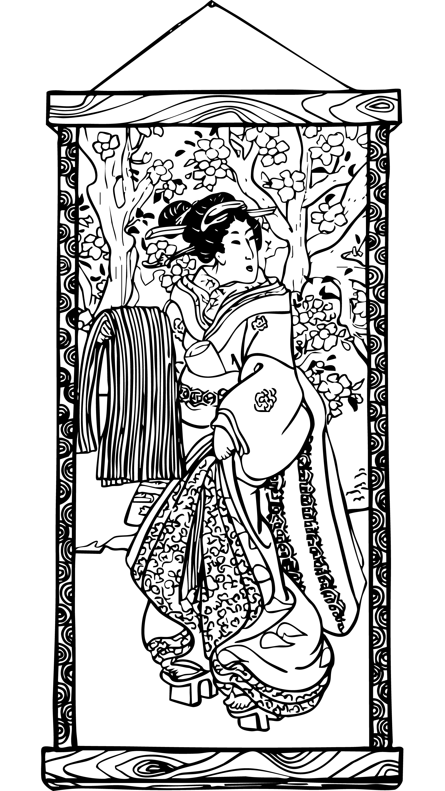 Shirokuro Wall poster